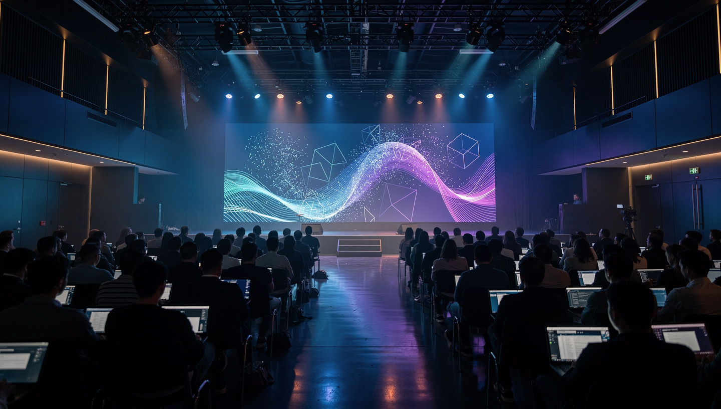 Organizers running a conference from their own branded platform